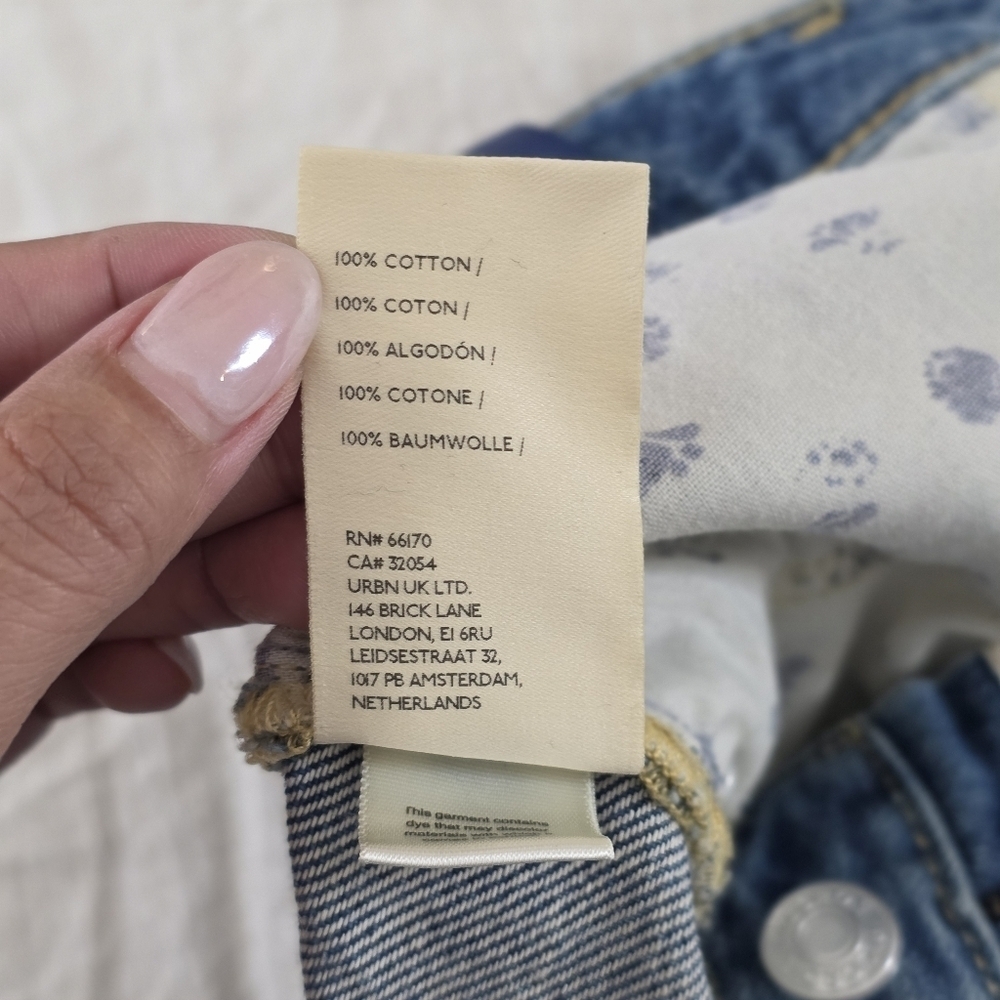 Pilcro Anthropologie The Joey High Rise Distressed Straight Jeans, Size 29 - Picture 14 of 14